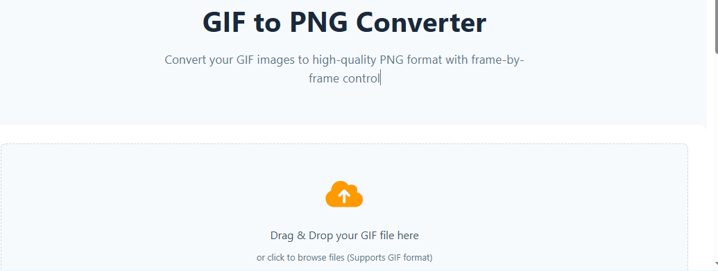 GIF to PNG Converter – Extract High-Quality PNG Frames (2025)